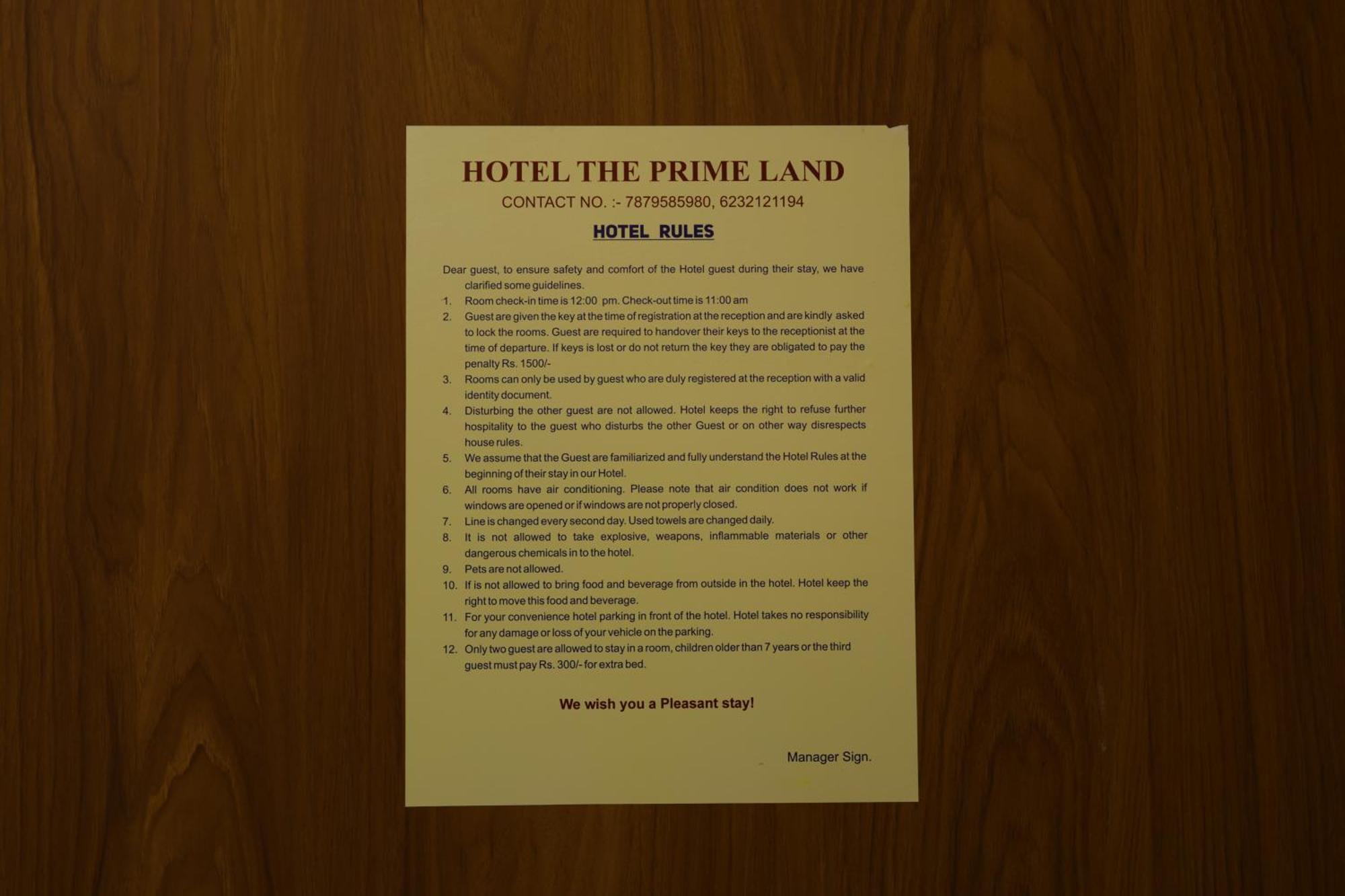 Hotel The Prime Land Hoshangabad Exterior foto